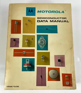 Motorola Data Manual 1965 Semiconductor 1st Printing Rare Photos Specs - Picture 1 of 15