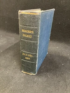 1937 READER'S DIGEST MAGAZINE HARDCOVER BOUND JULY - DECEMBER - Picture 1 of 10