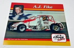 "Tarjeta de héroe AJ Fike 2001 - 8"" x 10" - Imagen 1 de 2