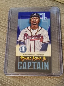 2021 Topps Gypsy Queen Ronald Acuna Jr/250 SP Captain W - Foto 1 di 2