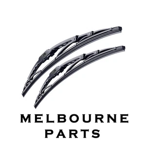 2 Metal Frame Windscreen Wiper Blades Ford Falcon EA EB ED EF EL AU BA BF (PAIR) - Picture 1 of 2