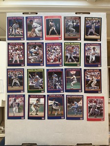 1990 Starline Long John Silver's Series 1 throu 8 - 40 Card Baseball Set