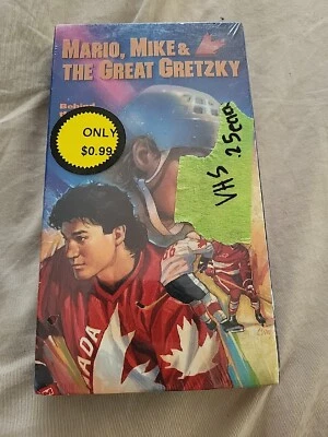 Vintage VHS Mario Mike And The Great Gretzky 1998 NTSC Alliance Canada Sealed  - Image 1 of 3