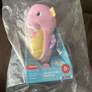 Fisher Price Soothe and Glow Seahorse Pink Musical Plush Toy (Brand New) - Picture 1 of 7