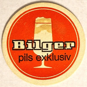 GOTTMADINGEN BILGER BRAUEREI BIER BIERDECKEL BODENSEE ca. 40-60 JAHRE ALT - Picture 1 of 2