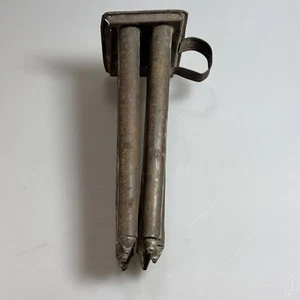 Antique Candle Mold Tin Zinc 6 Tubes 19th Century - Picture 1 of 9