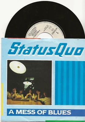 STATUS QUO A MESS OF BLUES ORIGINAL SINGLE FROM NETHERLANDS, MINT - Image 1 of 2