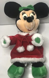 Vintage Disneyland Minnie Mouse 21 Zoll Plüsch Weihnachten rotes Kleid Walt Disney World - Bild 1 von 4