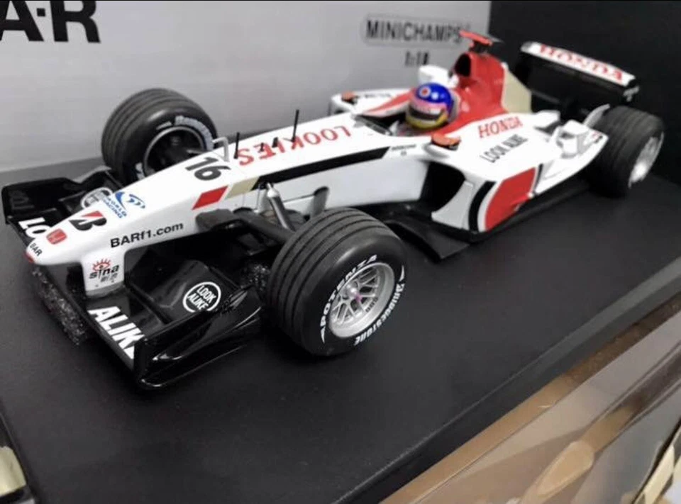 F1 BAR HONDA 005 JACQUES VILLENEUVE  DE 2003 AU 1/18 SCALE 100030016 MINICHAMPS - Photo 1/3