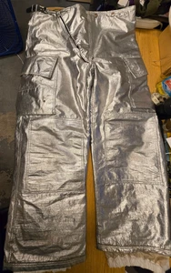 Used GLOBE Firefighters Gxtreme Aluminized Protective Pants Suit 40x30 DP-10064 - Picture 1 of 14