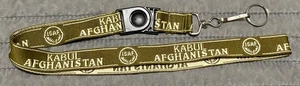 Cooles Kabul Afghanistan ISAF Schlüsselband Ausweis Abzeichen Schlüssel Halter Botschaft - Bild 1 von 8
