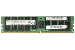 RAM Hynix 32 Go 4Rx4 PC4-17000P-L DDR4 LRDIMM 2133 MHz HMA84GL7AMR4N-TF - Photo 1/1