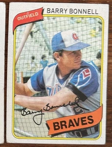 Barry Bonnell # 632 Atlanta Braves 1980 Topps MLB Sammler Baseballkarte - Bild 1 von 2