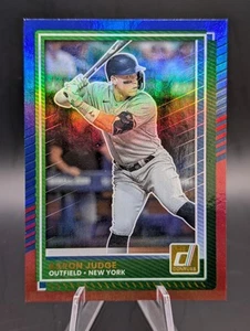 2025 Panini Donruss Aaron Judge #50 Red Blue New York Yankees - Bild 1 von 2