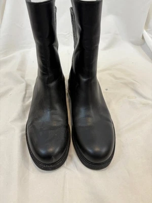 Botas GG Signature de cuero negras para moto con cremallera trasera para mujer talla 40 usadas en excelente estado Foto 1 de 4