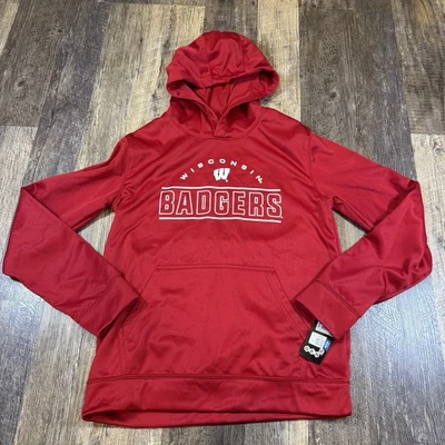 NWT Women's Wisconsin Badgers Hoodie Red Size XL GEN2 - Image 1 of 4
