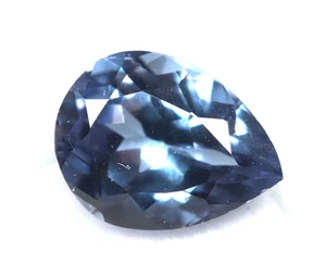 5.25 Ct Certified Natural Purple Blue Alexandrite Pear Cut Loose Gemstone 10x8mm - Picture 1 of 6