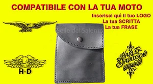 Portadocumenti porta libretto vera pelle jack daniels scouter Harley davidson - Picture 1 of 1