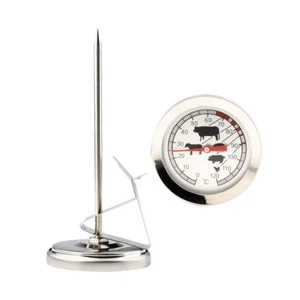 Thermometer BBQ Grill Fleisch Fleischthermometer Backofenthermometer analog - Bild 1 von 8