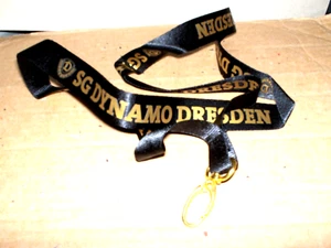 Dynamo Dresden Schlüsselband schwarz-gold Logo Neu,Lizenz - Bild 1 von 1