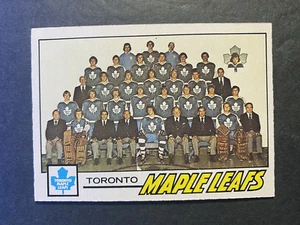 1977-78 O-Pee-Chee Hockey Toronto Maple Leafs Team Card #86 - Picture 1 of 2