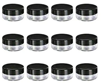 10Pcs Mini Plastic Box for Travel Jar Containers Round Cosmetic Makeup Cream Pot - Image 1 of 4