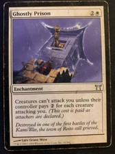 Ghostly Prison x1 LP Champions Of Kamigawa MTG Magic Gathering Free Shipping
