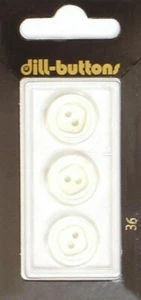 Dill Buttons ~ (0036) - 5/8" - 3 ct - Picture 1 of 1