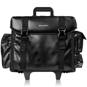 SHANY Makeup Artist Soft Rolling Trolley Cosmetic Case with Free Set of Mesh Bag - Picture 1 of 42