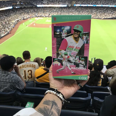 Manny Machado CITY CONNECT Bobblehead SanDiego Padres May 15th SGA Cover