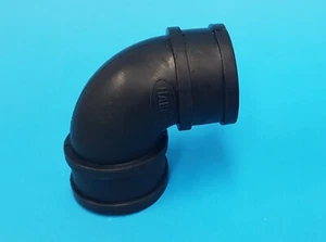 PVC to PVC  Rubber Joiner  Pipe 90 Degree Rubber   Elbow ID 47mm  - Picture 1 of 2