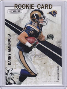 DANNY AMENDOLA ROOKIE CARD Leaf R&S Football RC Rams NEW ENGLAND PATRIOTS STAR - Picture 1 of 2