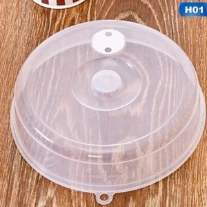 Microwave Food Cover Anti-Splatter Lid Steam Vent Universal Plate Bowl Cover - Picture 1 of 8
