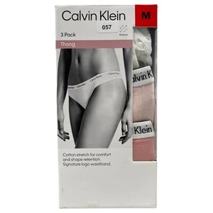 Calvin Klein Women's Cotton Bikini Underwear 3 Pack (Size M) (UND057) - Picture 1 of 1