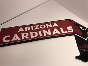 NFL Arizona Cardinals Scarf RED SEA It's Red Season NEW - Picture 1 of 4