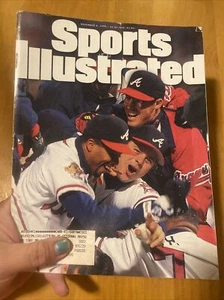 Sports Illustrated 1995 Atlanta Braves Nov. 6 1995 World Series With Label - Picture 1 of 5