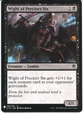 Magic The Gathering MTG Mystery Pack Card Wight of Precinct Six