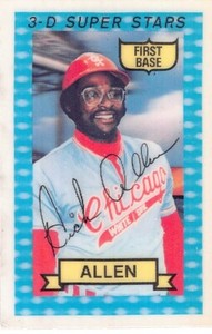 1974 Kellogg's 3-D Super Stars Dick Allen #33 NM/MT CHICAGO WHITE SOX