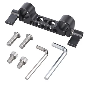 Abrazadera de varilla RailBlock rosca de 1/4" para sistema de soporte de varilla de 15 mm LWS DSLR plataforma jaula - Imagen 1 de 7