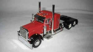1/64 DCP 390 379 Pete 36” Sleeper (Red Black Fenders) With Cat Engine - Picture 1 of 2