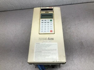 USED MITSUBISHI A200 1.5 HP 4.1 AMP 3 PH 380-460 VAC 0.2-400 HZ INVERTER DRIVE F - Picture 1 of 8