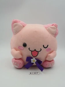 Maruneko Cat Pink B1307 Plush 5" Stuffed Toy Doll Sk Japan - Picture 1 of 7