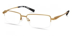 Harley Davidson HD9024 032 Pale Gold Semi Rimless Eyeglasses Frame 57-17-145 - Picture 1 of 1