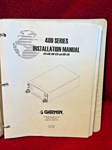GARMIN GNS 400 SERIES INSTALLATION MANUAL GPS 400 GNC 420 GNS 430 - Picture 1 of 7