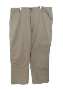 NWT Wolverine Hammerloop Carpenter Pants Men's 44x30 Beige Tan Canvas Work New - Picture 1 of 13