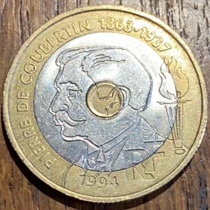 PIECE DE 20 FRANCS COUBERTIN 1994 (1009) - Picture 1 of 2
