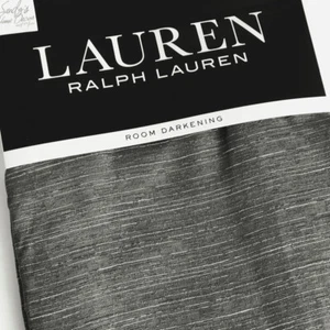 Ralph Lauren RM VERDUNKELUNG Fenster GARDINEN Panel Gardine Leda dunkelgrau grau 52x84" - Bild 1 von 8