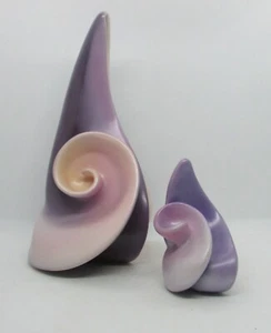 Large & Small Triangular Shaped Sculpted Forms - Fluid, Sensuous Curves - Picture 1 of 10