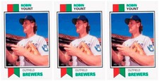 (3) 1993 SCD #41 Robin Yount Baseball Card Lot Milwaukee Brewers