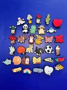 Croc Charm For Clog Pvc Variations Animals Food Flower Sport Symbols - Picture 1 of 57